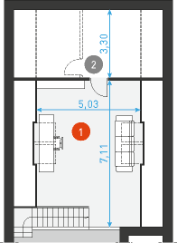 Rzut poddasza POW. 0,0 m²