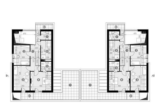 Rzut poddasza POW. 126,5 m²