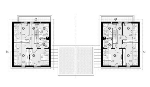 Rzut poddasza POW. 85,6 m²