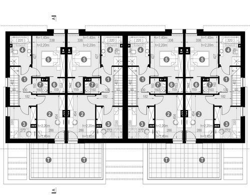 Rzut poddasza POW. 69,0 m²