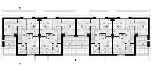 Rzut poddasza POW. 79,5 m²
