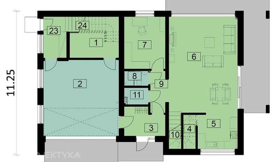 Ka45 Projekt domu Ka45 (dwulokalowy) Ka45 Projekt domu Ka45 (dwulokalowy)