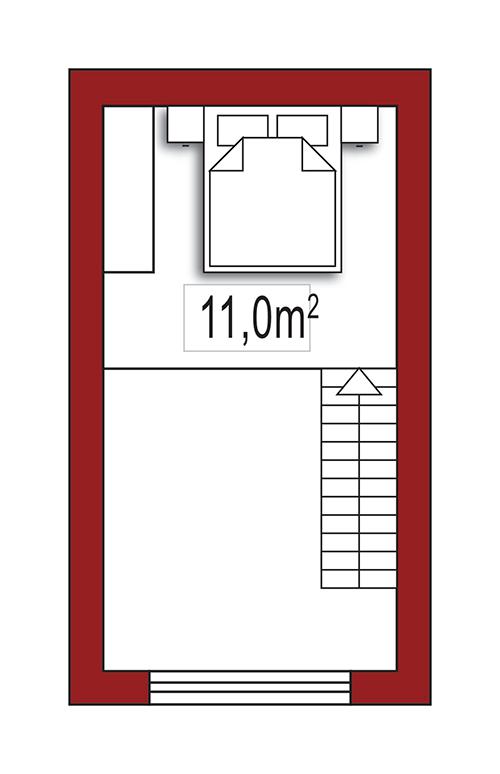Rzut piętra POW. 0,0 m²