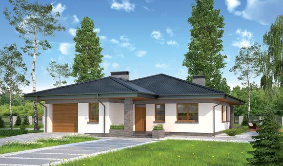Projekty Domow Jednorodzinnych Parterowych I Wiele Innych
