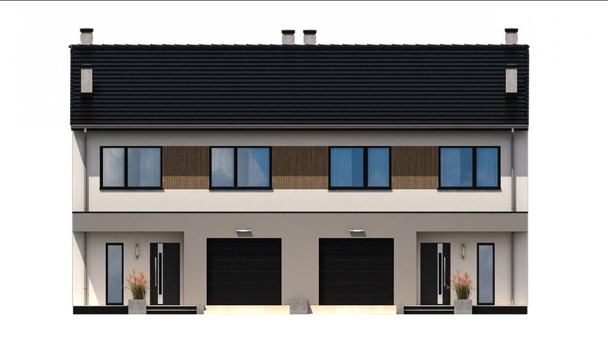 Ka124 Projekt domu Ka124 (dwulokalowy / bliźniak) Ka124 Projekt domu Ka124 (dwulokalowy / bliźniak)