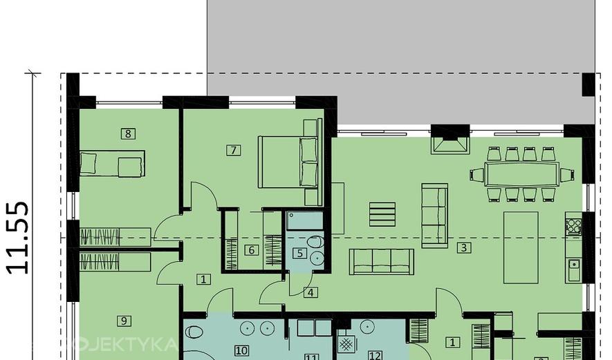 Ka58 Projekt domu Ka58 Ka58 Projekt domu Ka58