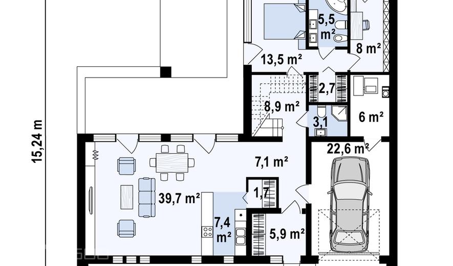 Z453 Projekt domu Z453 Z453 Projekt domu Z453