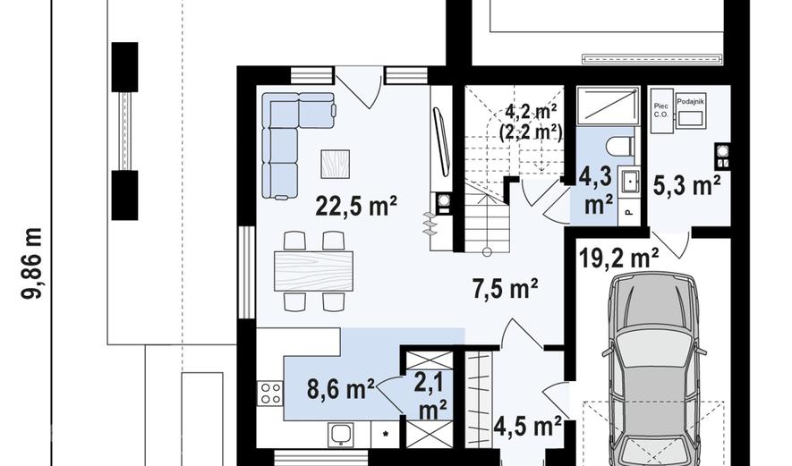 Zb28 Projekt domu Zb28 Zb28 Projekt domu Zb28