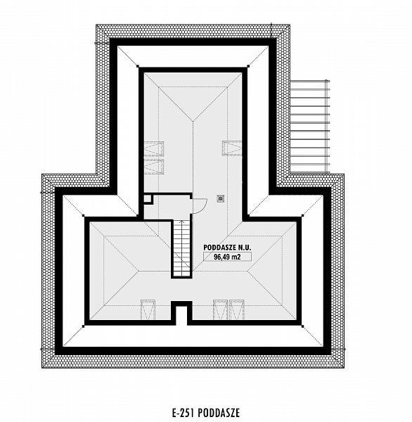 Rzut poddasza: do indywidualnej adaptacji