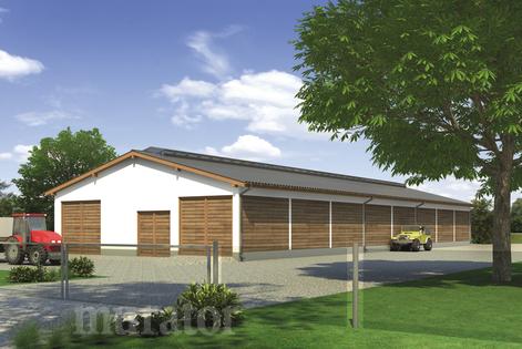Projekt Inwentarski Bo02 Obora Dla 45 Sztuk Bydla Miesnego