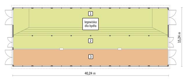 Rzut przyziemia POW. 579,9 m²