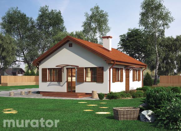 Projekt Domu C01b Pod Tecza Wariant Ii Rekreacyjny Murator Projekty