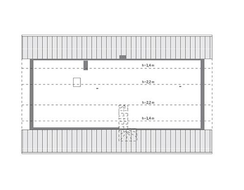 Rzut poddasza: Do indywidualnej adaptacji (60,2 m2 powierzchni użytkowej)