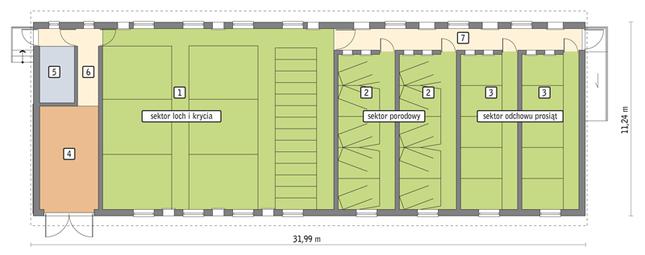 Rzut przyziemia POW. 312,0 m²