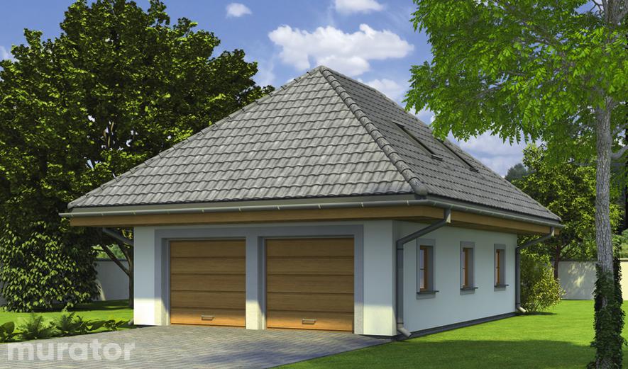 G51 Garaż z poddaszem i pomieszczeniem gospodarczym G51 G51 Garaż z poddaszem i pomieszczeniem gospodarczym G51