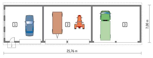 Rzut parteru POW. 160,4 m²