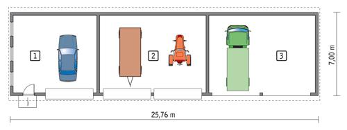 Rzut parteru POW. 160,4 m²