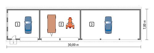 Rzut parteru POW. 187,9 m²