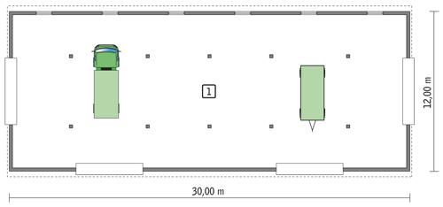 Rzut parteru POW. 338,1 m²