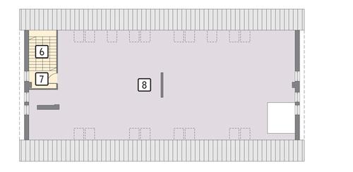Rzut poddasza POW. 278,3 m²