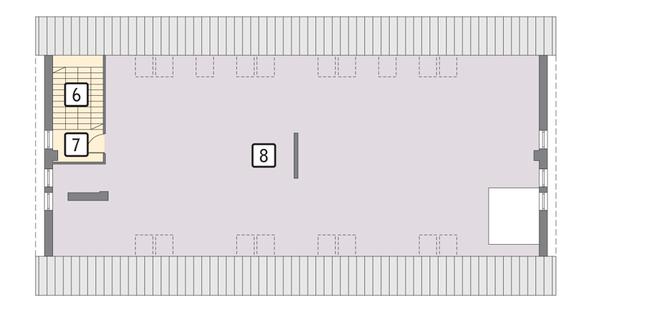 Rzut poddasza POW. 278,3 m²