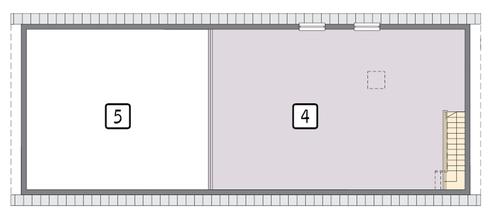 Rzut piętra POW. 86,0 m²