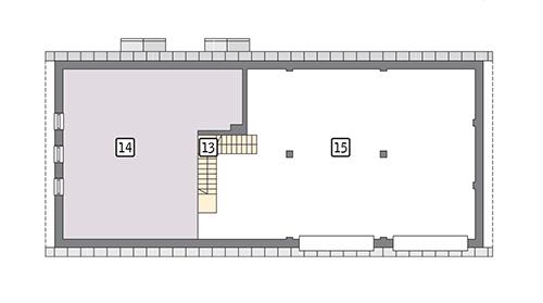 Rzut poddasza POW. 79,5 m²