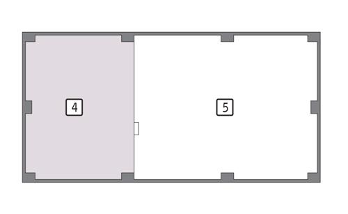 Rzut poddasza lustro POW. 24,6 m²