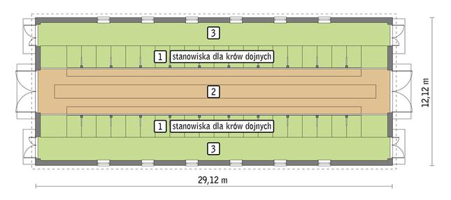 Rzut przyziemia POW. 319,8 m²