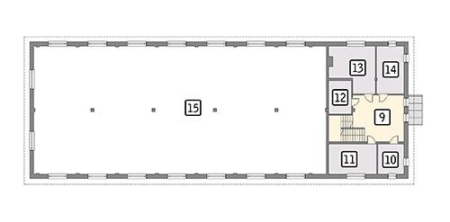 Rzut piętra POW. 98,3 m²