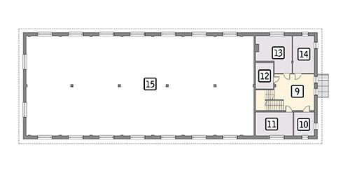 Rzut piętra POW. 98,3 m²