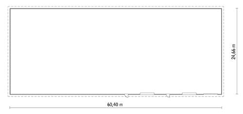Rzut parteru POW. 1 464,0 m²