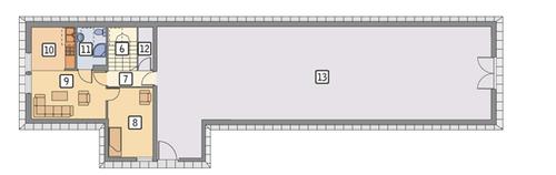 Rzut poddasza POW. 176,1 m²
