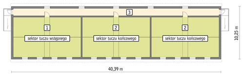 Rzut przyziemia POW. 363,3 m²