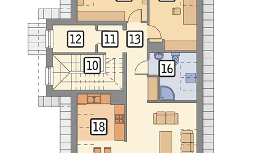 U09 Budynek usługowy z częścią mieszkalną (podpiwniczony)