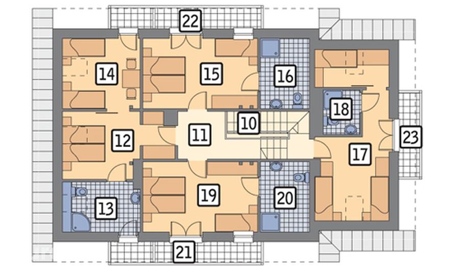 U22 Budynek mieszkalny (agroturystyczny, całoroczny) U22