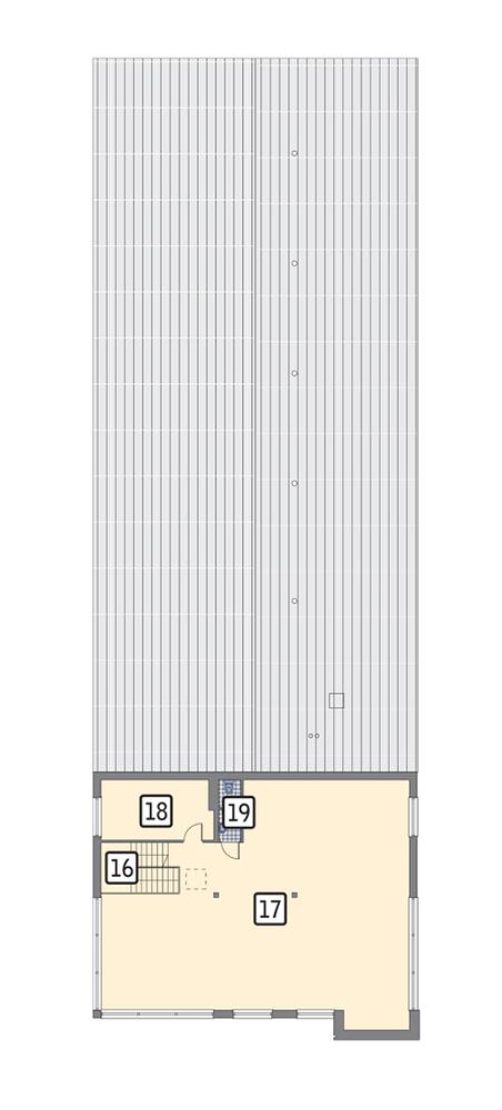 Rzut piętra POW. 185,2 m²