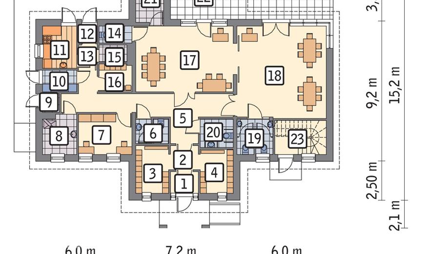 UC37a Budynek usługowy z częścią mieszkalną (punkt opieki przedszkolnej)