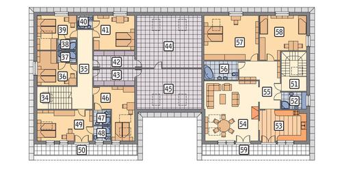 Rzut poddasza POW. 361,8 m²