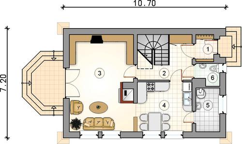 Rzut parteru POW. 0,0 m²