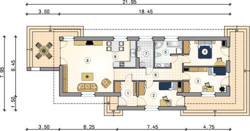 Rzut parteru POW. 0,0 m²