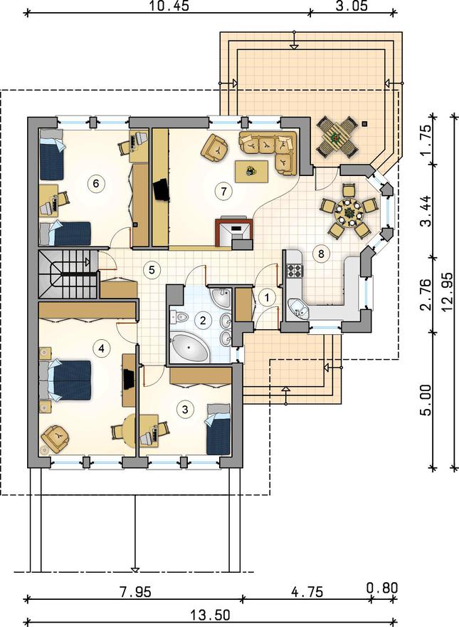 Rzut parteru POW. 0,0 m²