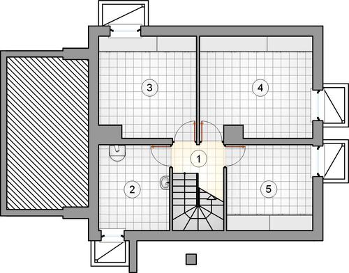 Rzut piwnicy POW. 0,0 m²