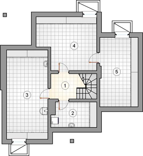 Rzut piwnicy POW. 0,0 m²