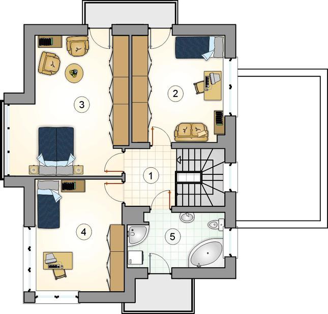 Rzut piętra POW. 0,0 m²