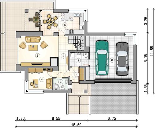 Rzut parteru POW. 0,0 m²