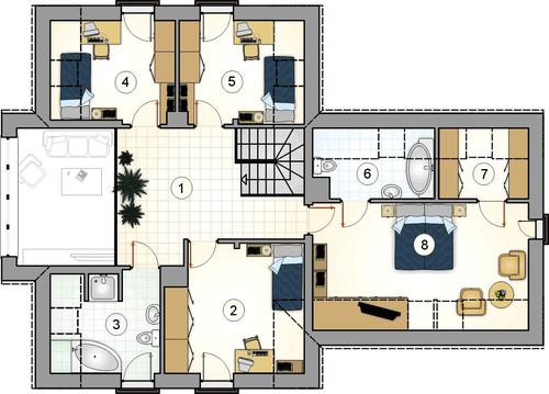 Rzut poddasza POW. 0,0 m²