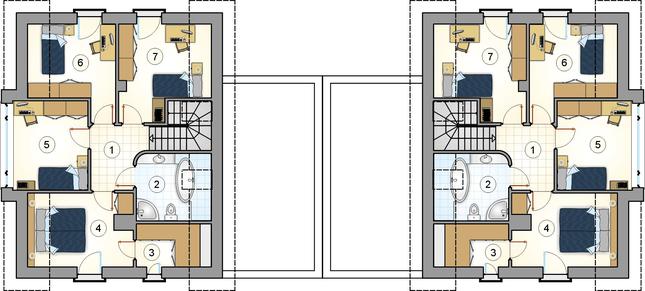Rzut poddasza POW. 0,0 m²