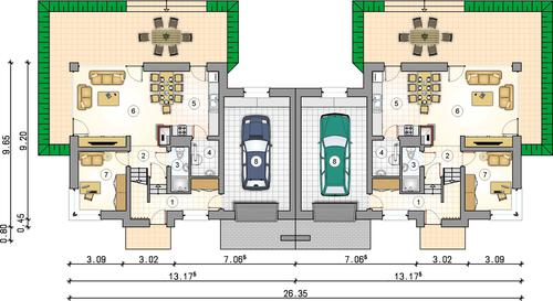 Rzut parteru POW. 0,0 m²