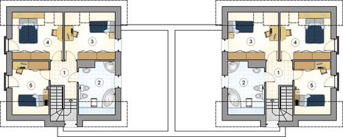 Rzut poddasza POW. 0,0 m²